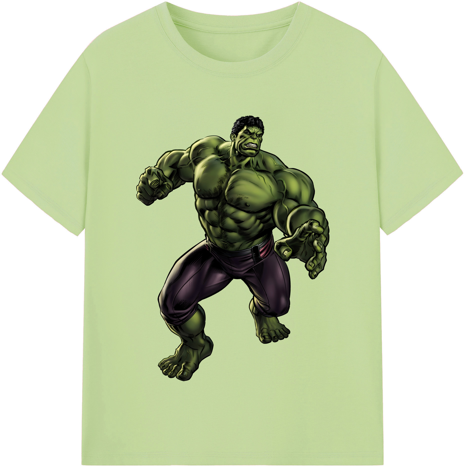 （画像用） アベンジャーズ The Avengers 綿100％半袖Tシャツ（フロントプリント）